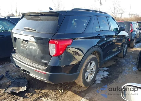 2022 Ford Explorer Xlt z USA, uszkodzony, nr VIN 1FMSK8DHXNGA23796